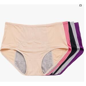 Everdries 4 leakproof underwear panties incontinence washable New Brief Sz L